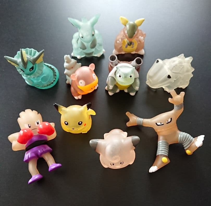 ポケモン フィギュア ソフビ クリアタイプ 指人形 10体セット - メルカリ