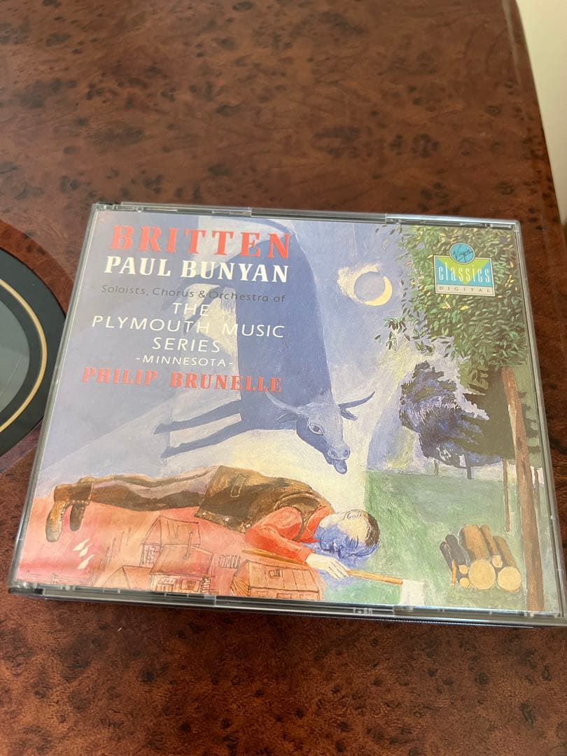 見本品 美品 ブリテン ポール・バニヤン 1988年2CD 帯付き クラシック