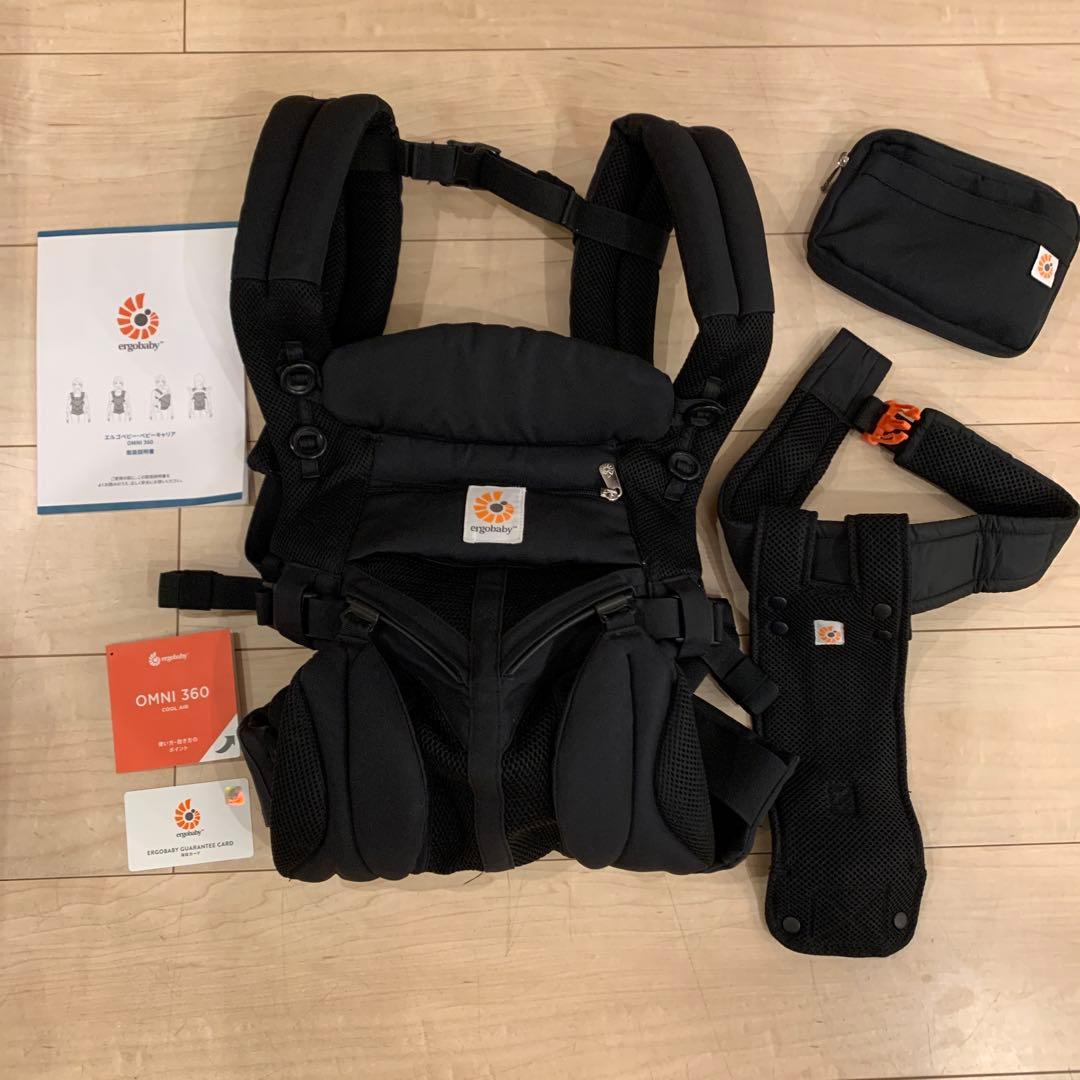 エルゴベビー・ベビーキャリア オムニ360 クールエア ブラック - メルカリ
