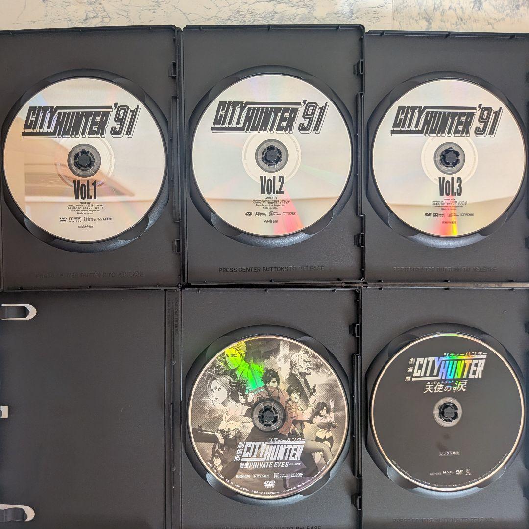 DVD シティーハンター 1期~4期、劇場版 全28巻 不織布ケース - メルカリ