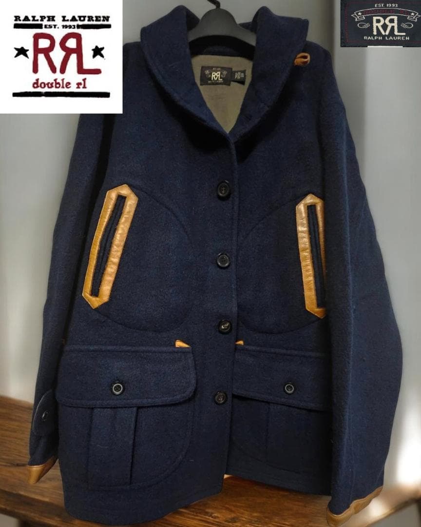 pukeDOUBLE RL海軍メルトンハーフコートDARK/NAVY nonnativeのダブルブレストメルトンコート – COVERCHORD