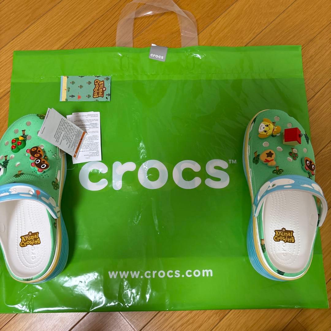 最安値 どうぶつの森 コラボ クロックスプラットフォーム クロッグ