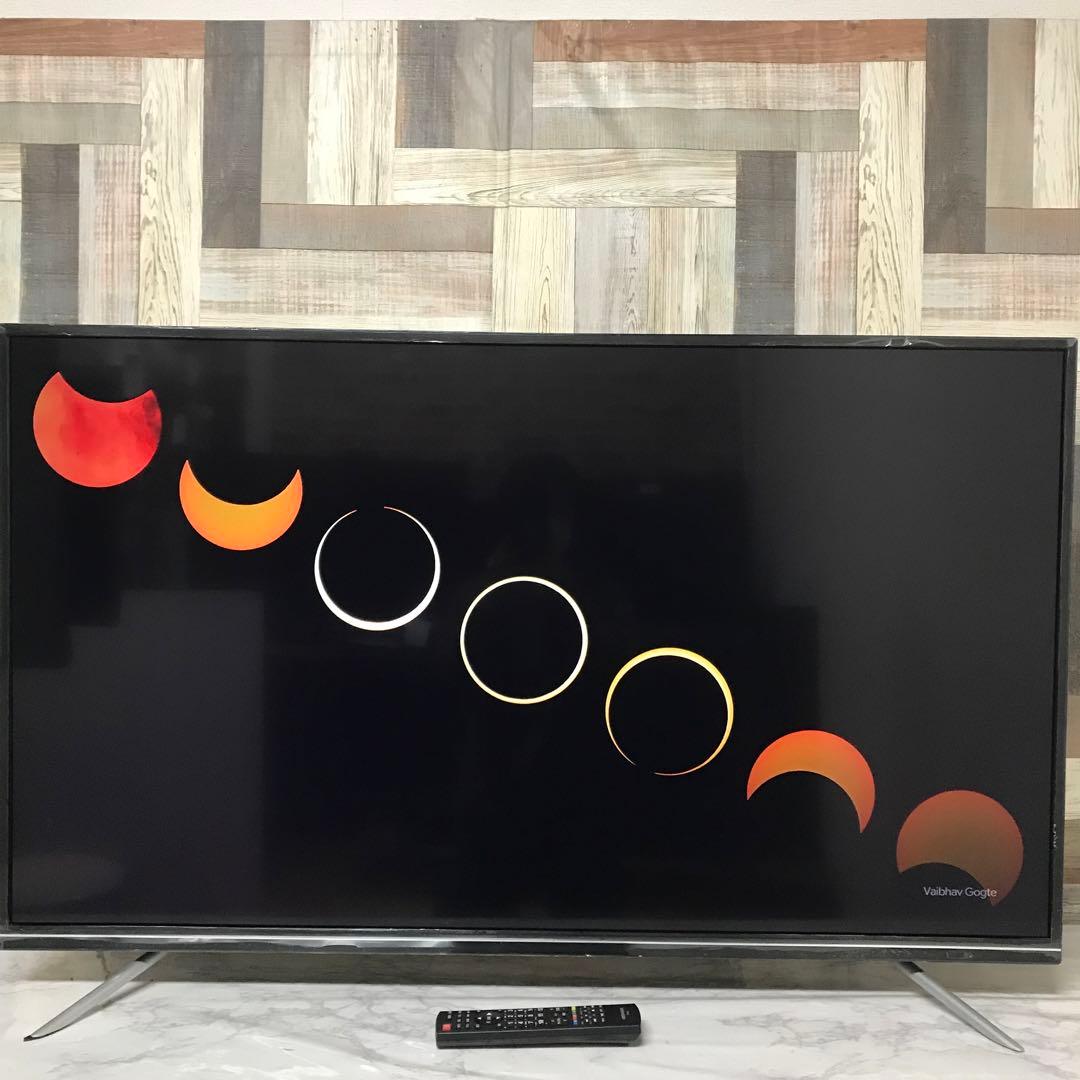 即日受渡❣️全国送料込 グリーンハウス49型、高性能東芝LSI搭載4k液晶