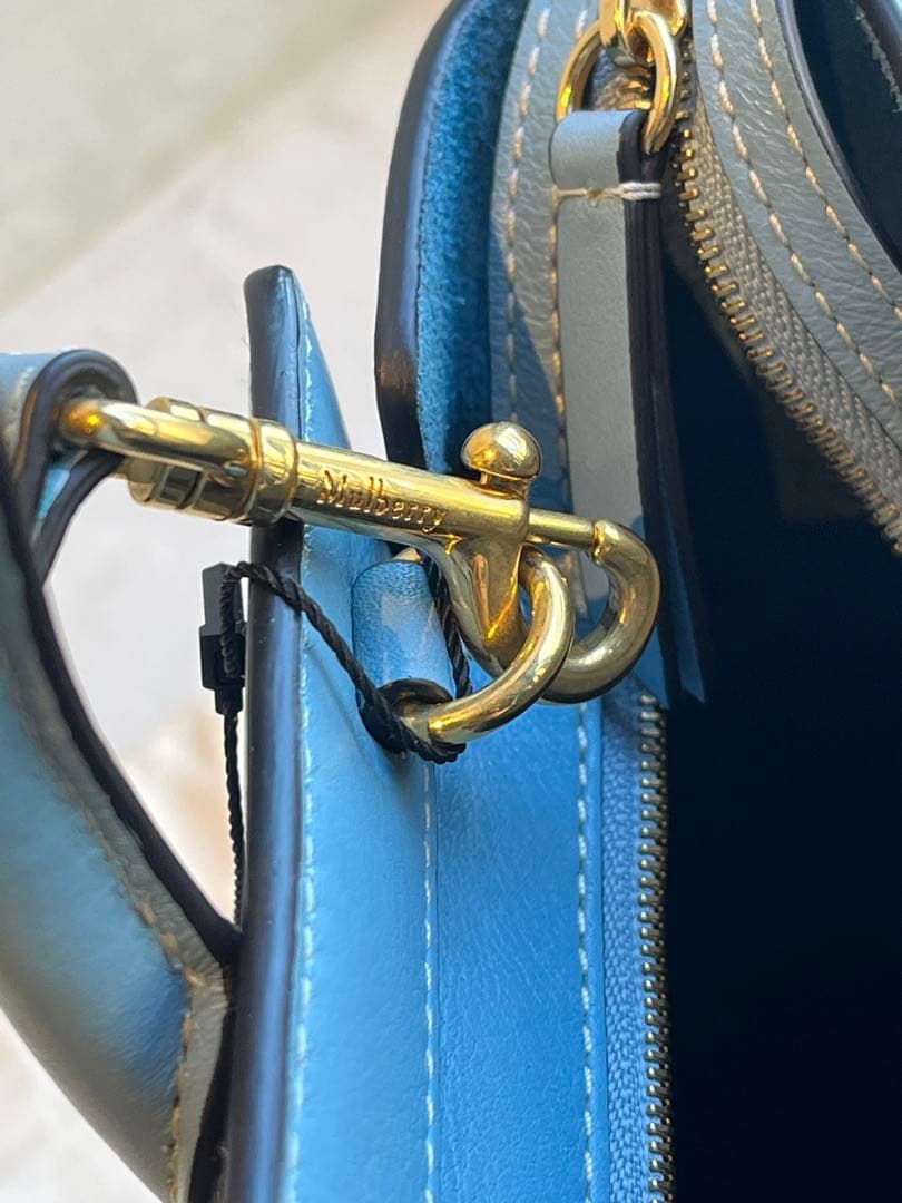 新品未使用】マルベリー ミニ ジップド ベイズウォーター ポプリン