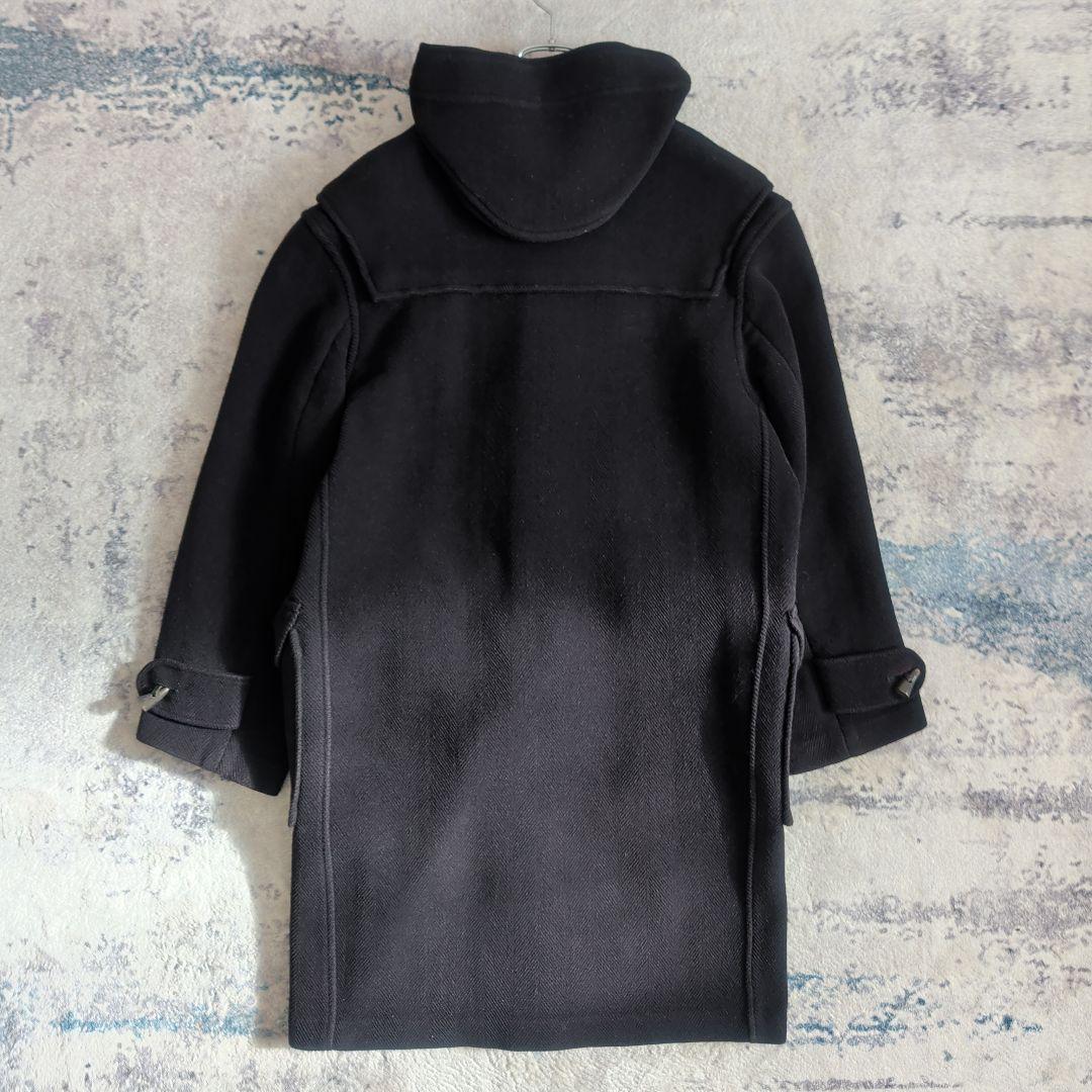 90s グローバーオール キングストン ダッフルコート ヘリンボーン 黒 L