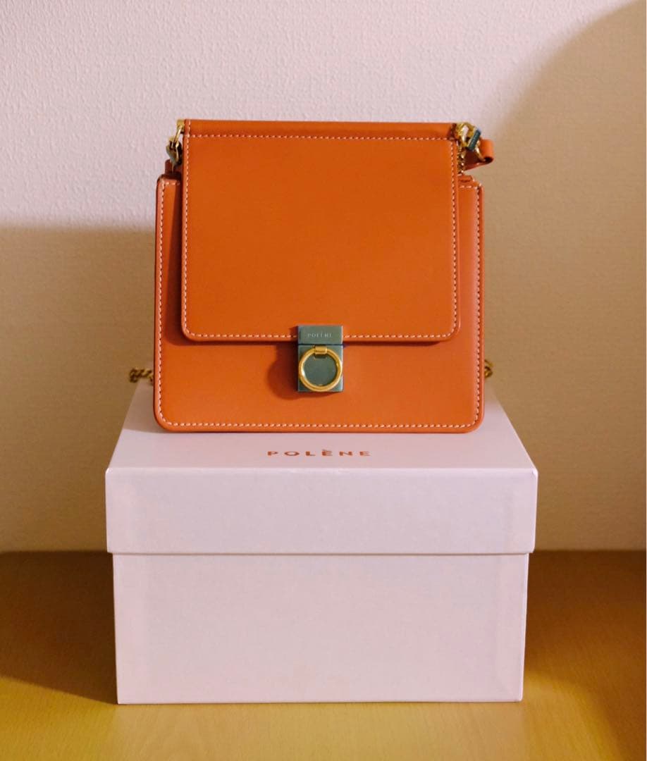 POLENE バッグ sept mini テラコッタ - メルカリ