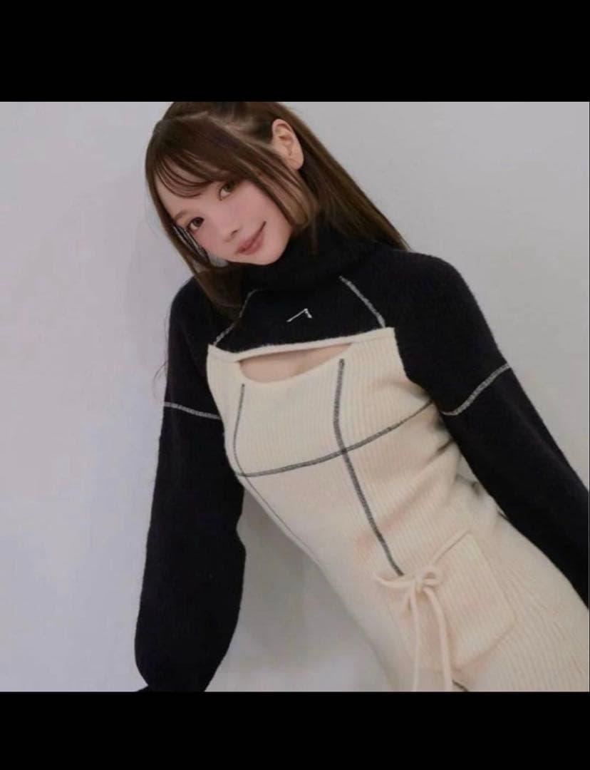 ANDMARY Milo mini dress BEIGE - メルカリ