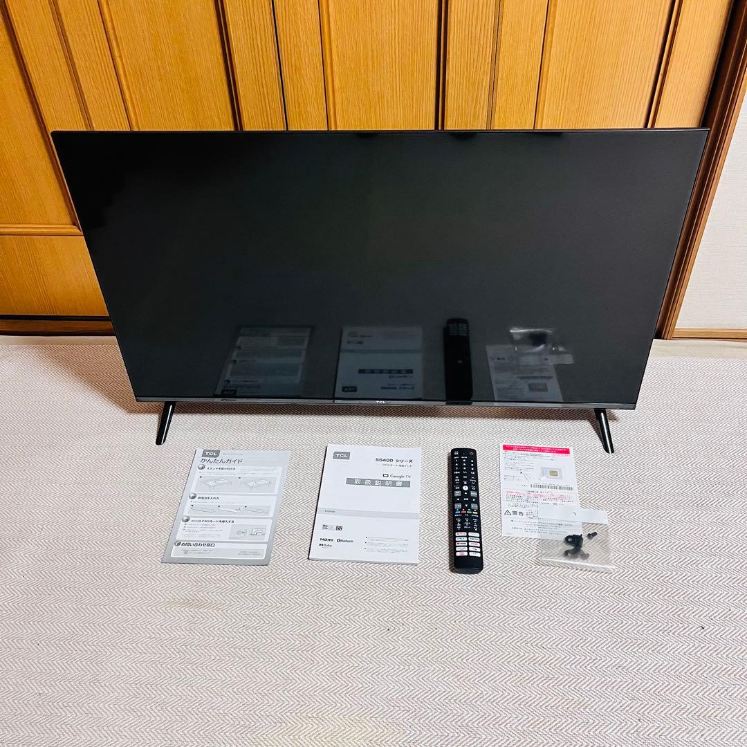 Google TV搭載。40V型液晶テレビ TCL 40S5400 美品 テレビ・映像機器