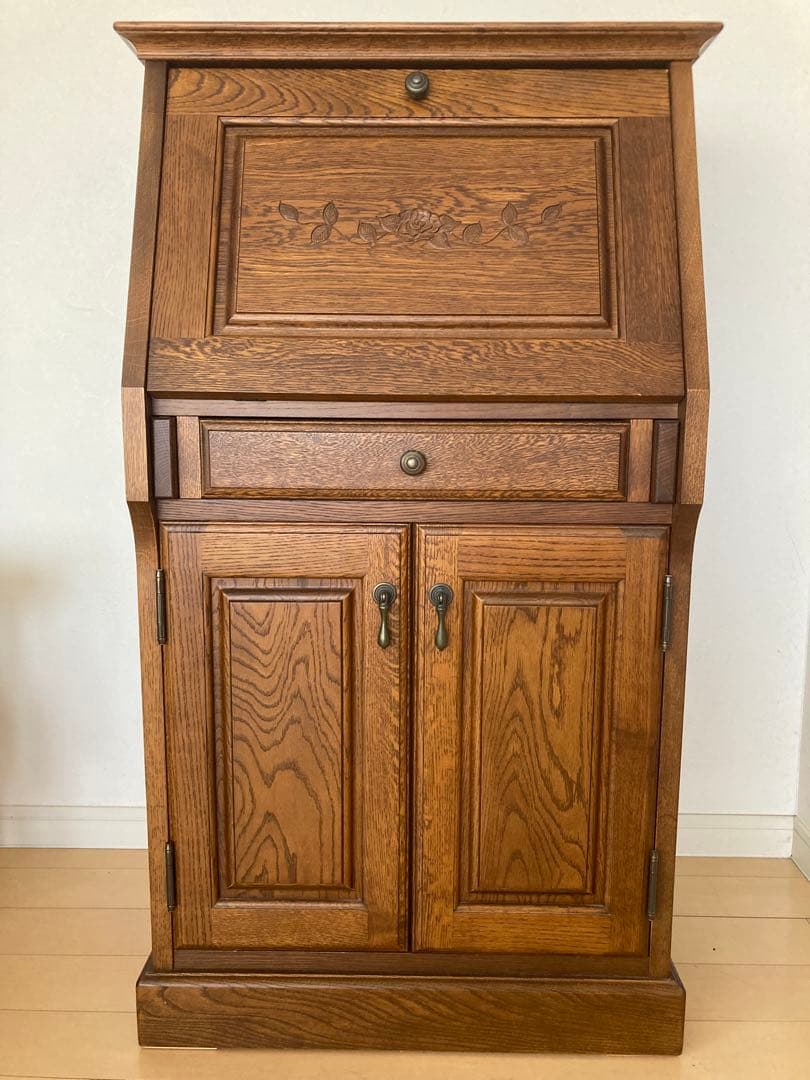 ココナッツ【葉山ガーデン】ライティングビューロー　特別仕様 イタリア製 ライティングビューロー 茶｜Writing Bureau - Walnut