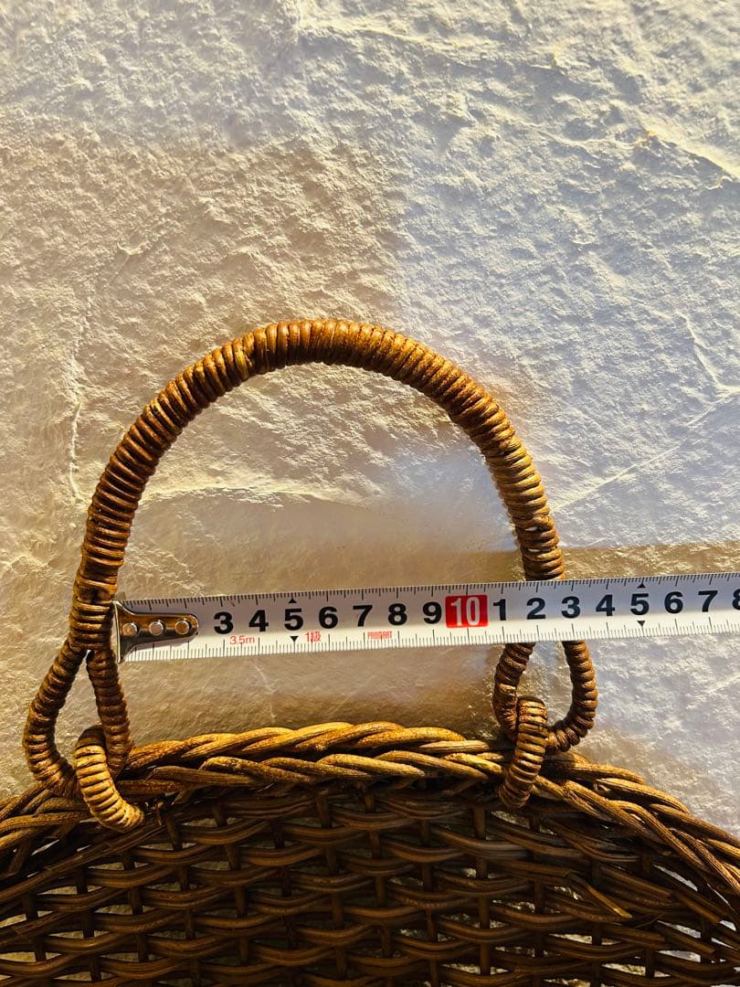 職人手作り あけびつる編み 手提げカゴ