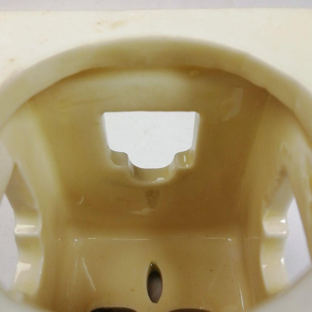 W102 蓋置 『長崎三彩』『天主堂 江口秀山 作』 共箱 茶道具