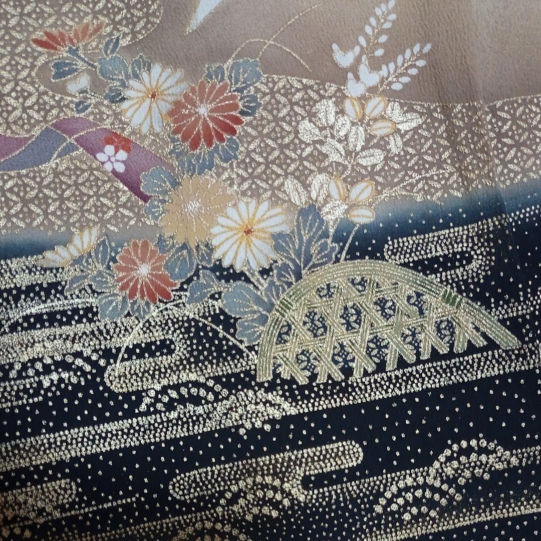 D02限定価格！☆USED美品☆ 結婚式 金彩 豪華 黒留袖6点セット - メルカリ
