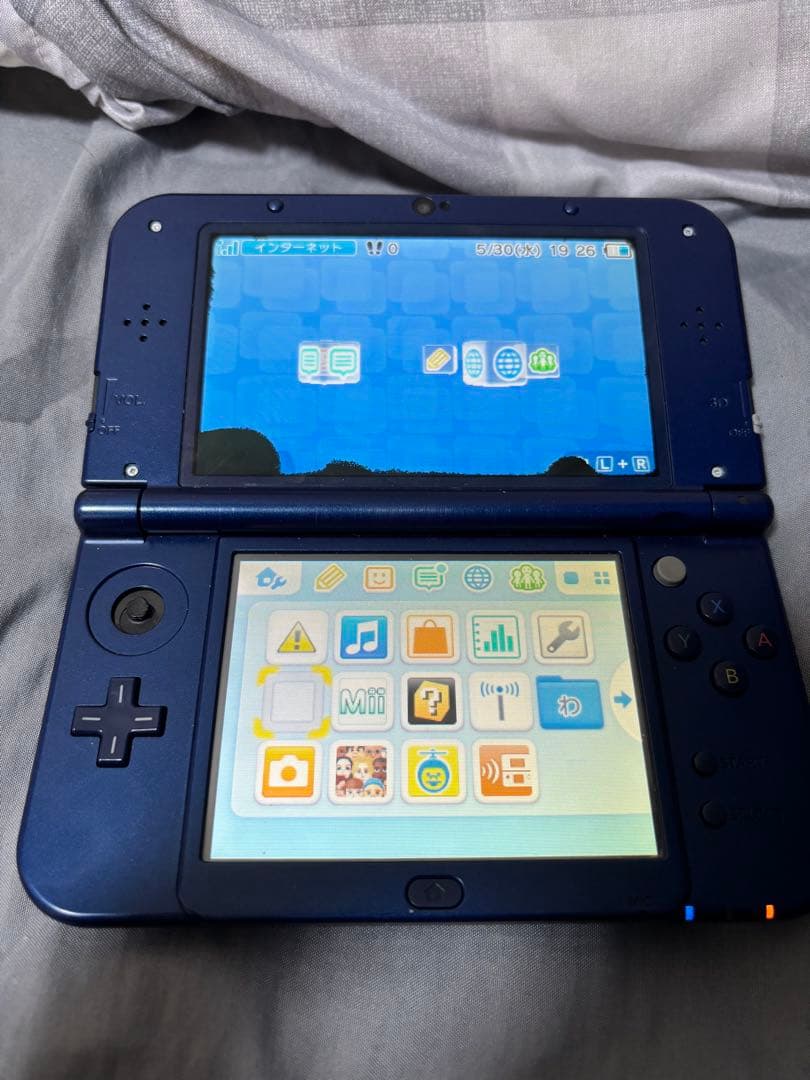 New 3DS LL ブルー 本体 ジャンク - メルカリ