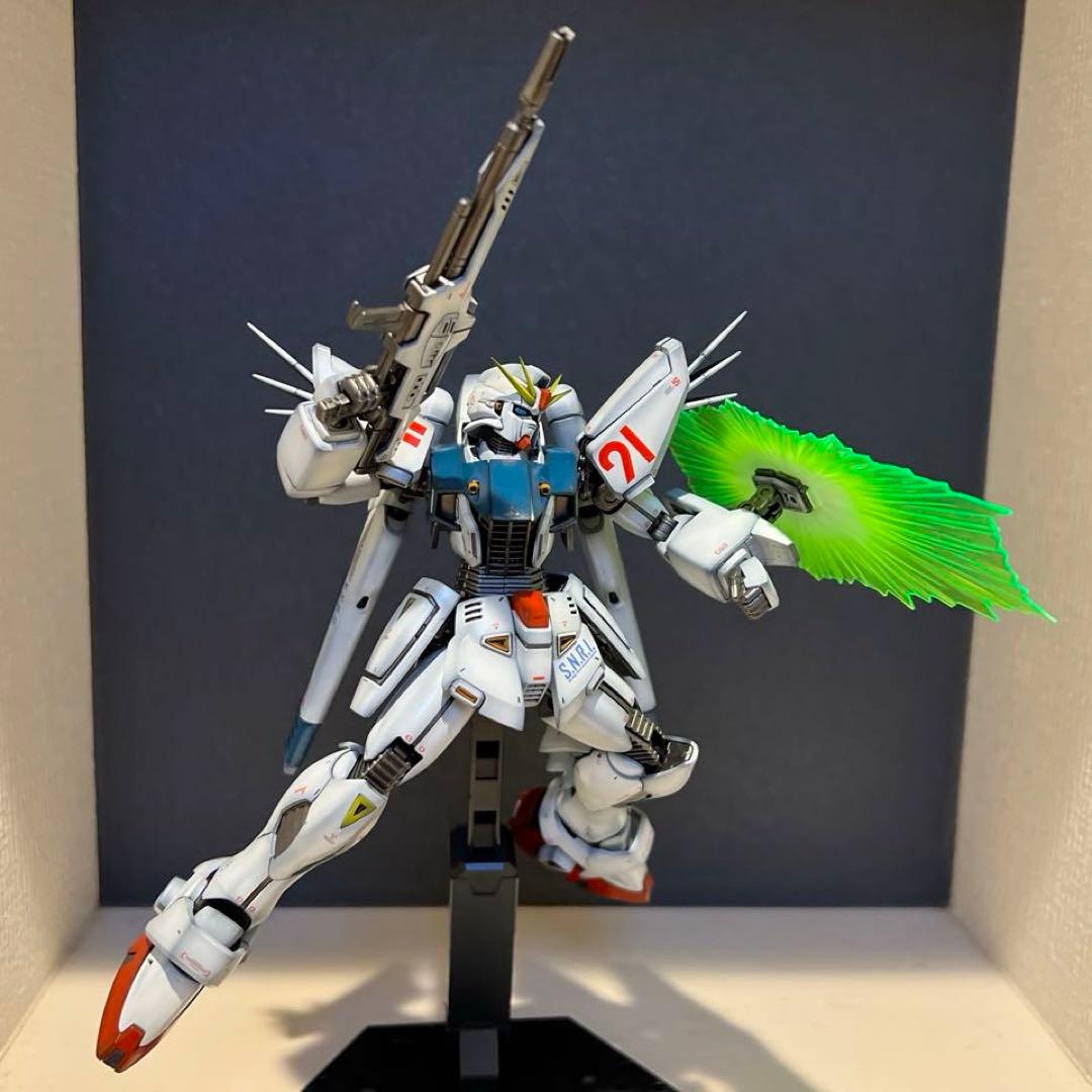 MG 1/100 ガンダムF91 Ver.2.0 全塗装完成品 - メルカリ
