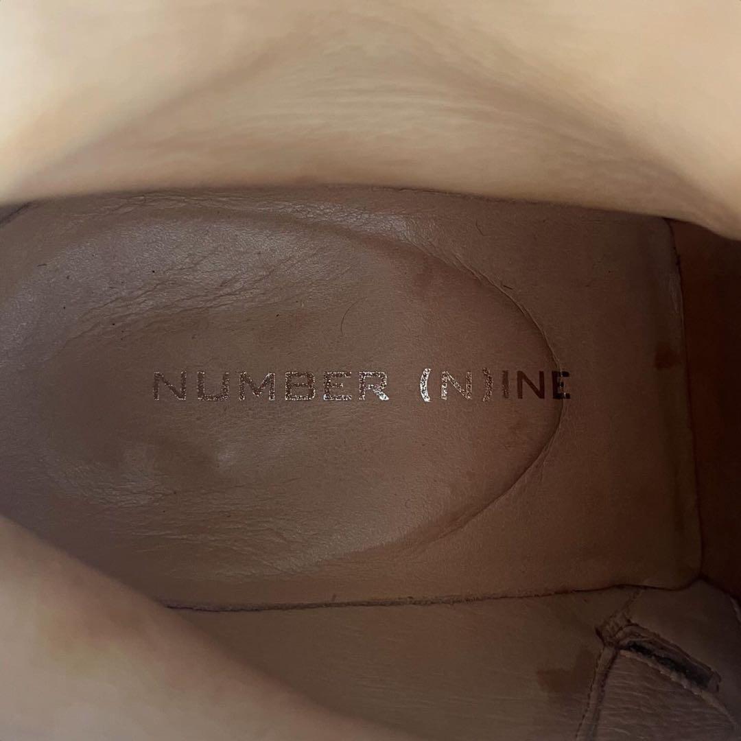 Number (n)ine - side zip boots - メルカリ