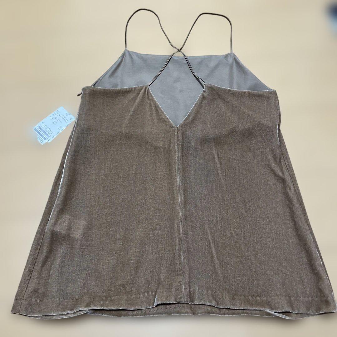 ⭐︎タグ付き⭐︎【IENA】Silk Mix ベルベット キャミソール