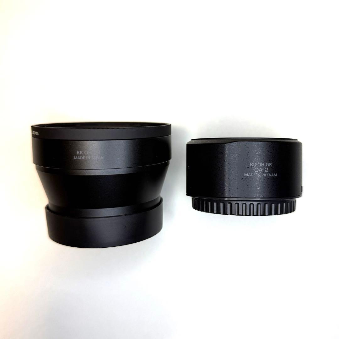 GR IIIx用 テレコンバージョンレンズ GT-2とレンズアダプター GA-2