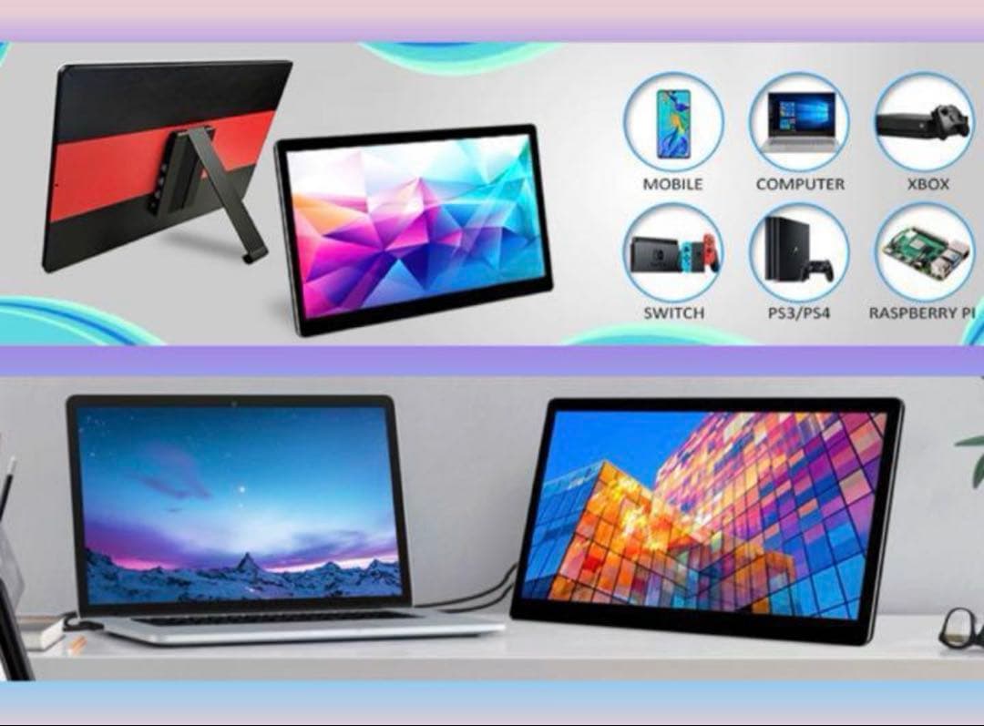 4Kモバイルモニター・タッチパネル操作OK・遅延なく高感度・アンチグレア