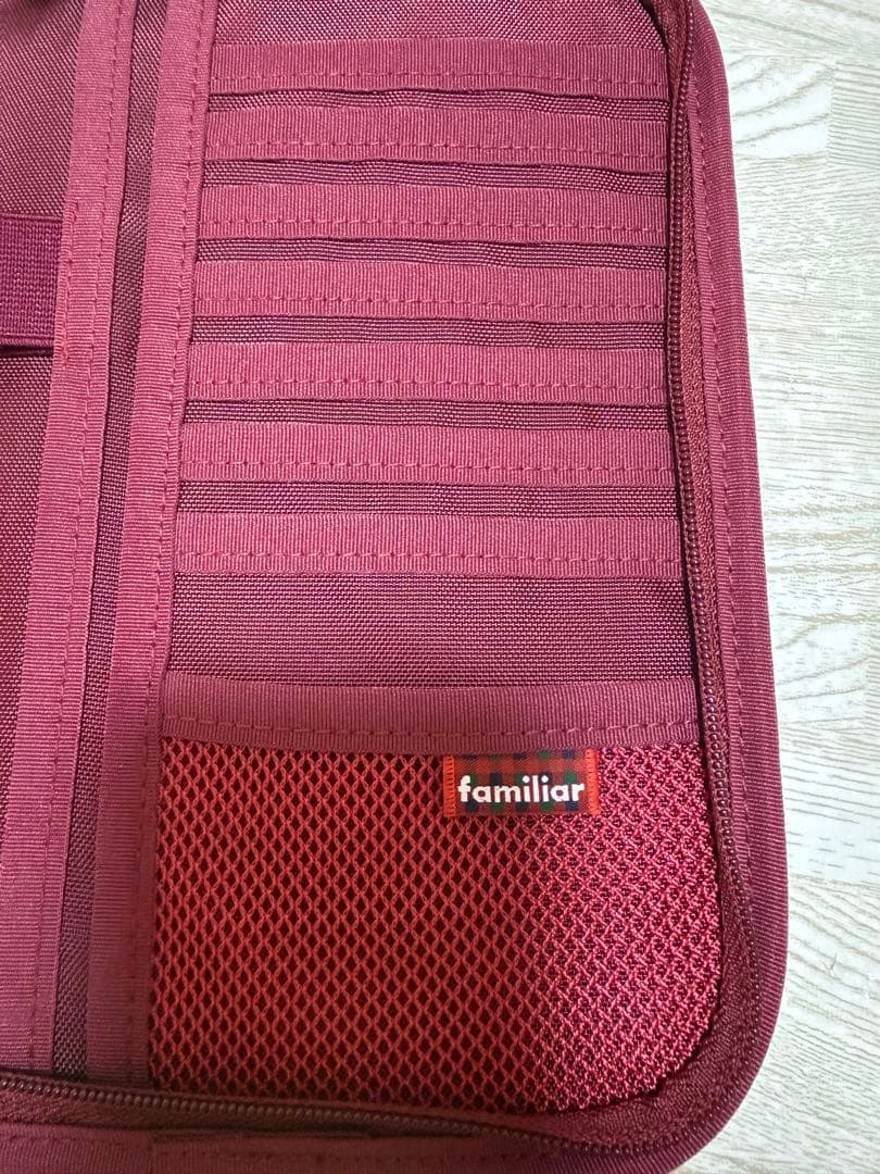 familiar ファミリア 母子手帳ケース ポーチ リバティ レッド 001
