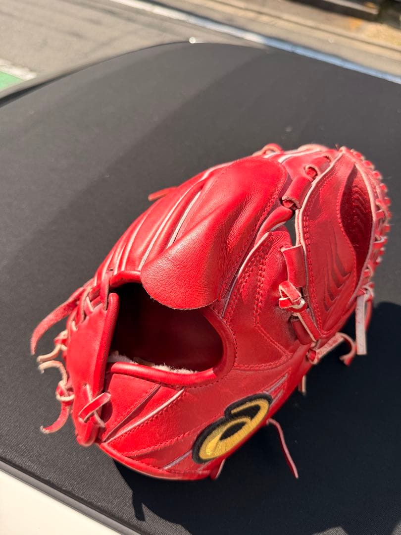 大谷翔平2020年モデル　ASICS GOLD STAGE 硬式グローブ レッド 楽天市場】135〜155cm(4〜6年生) 大谷翔平モデル アシックス 野球 子供