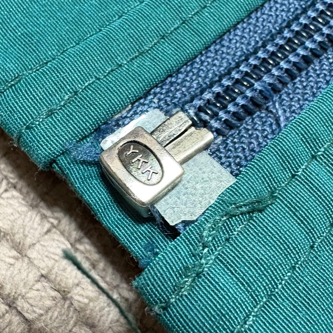 【極美品/USA製】90s L.L.Bean ウォームアップジャケット 緑 M