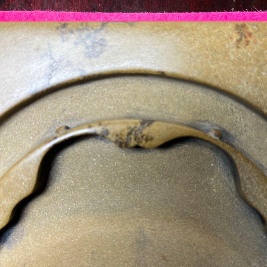 ⭕️澄泥硯 ⭕️正方硯 中国 縁起の金運シンボル ヒキガエル 色合い