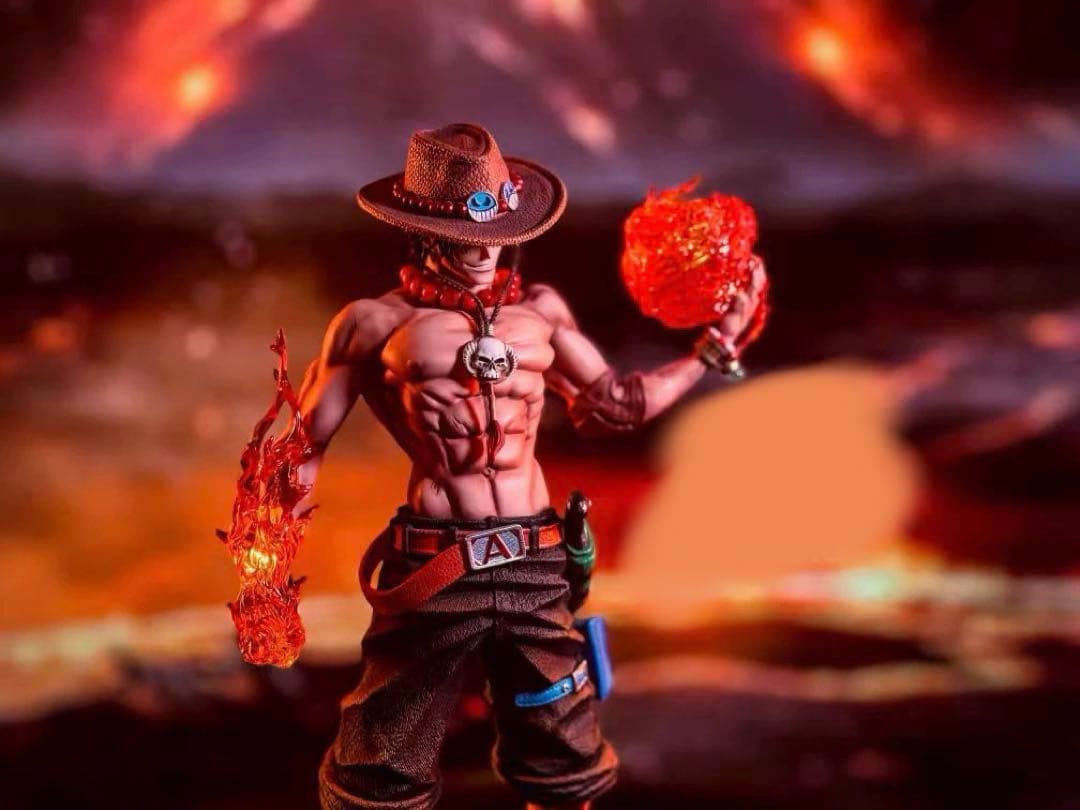 ワンピース ポートガス・D・エース ガレージキット フィギュア1/8POP