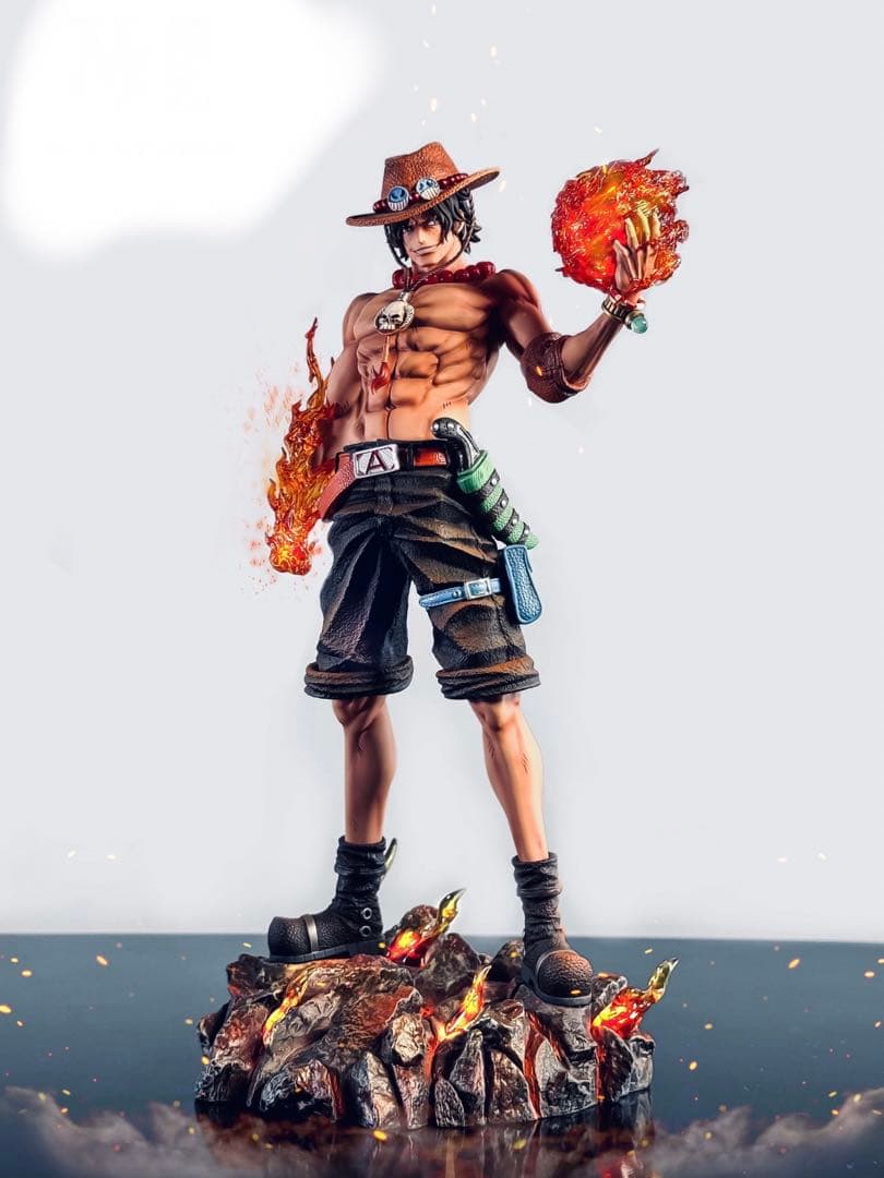 ワンピース ポートガス・D・エース ガレージキット フィギュア1/8POP