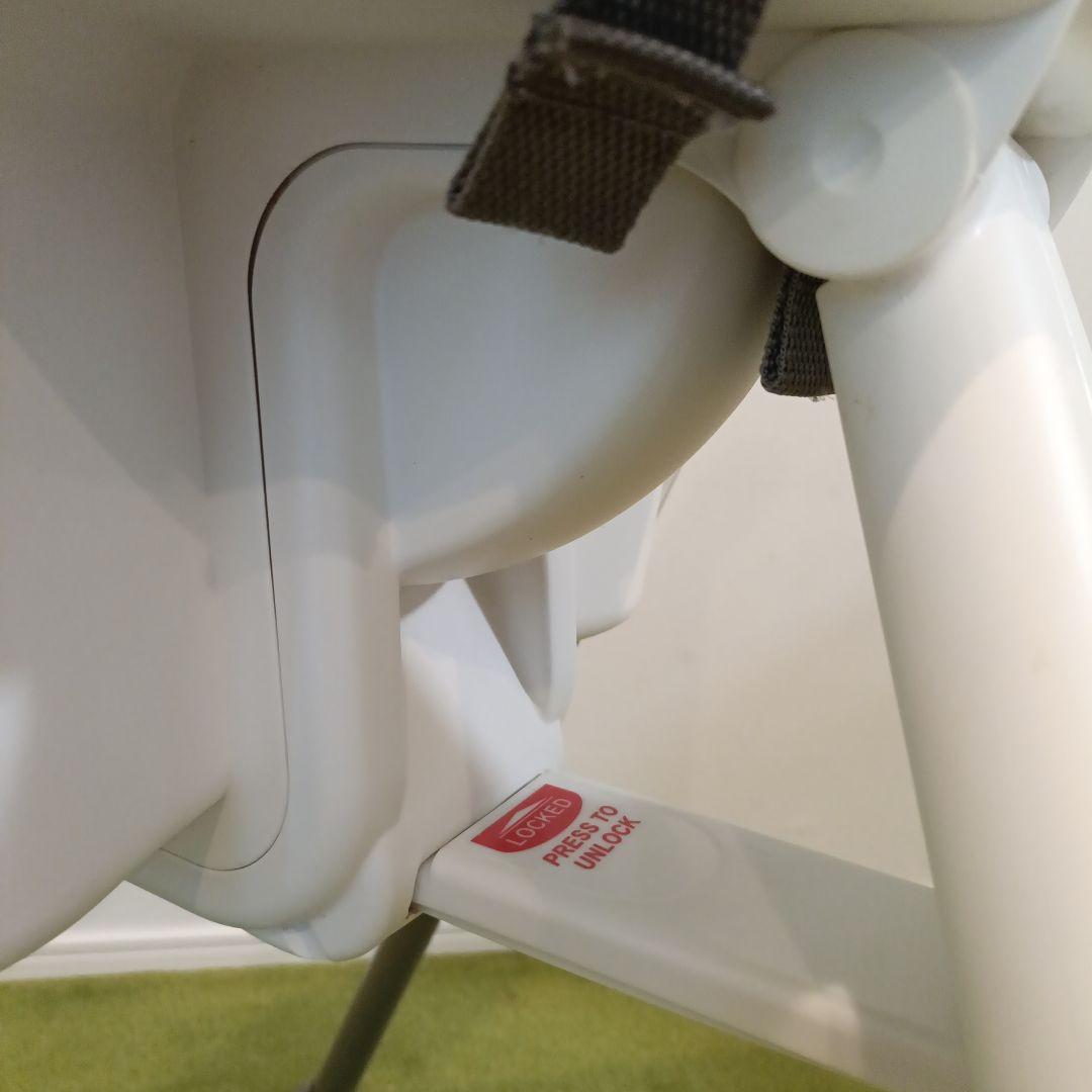 廃盤品】BabyBjorn ベビービョルン ハイチェア グレー脚 ハーネス付