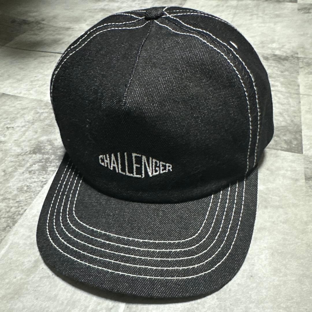 @*z様 CHALLENGER ブラックデニムキャップ CHALLENGER @challenger_brigade RACING CAP CLG-AC 023-032 COLOR
