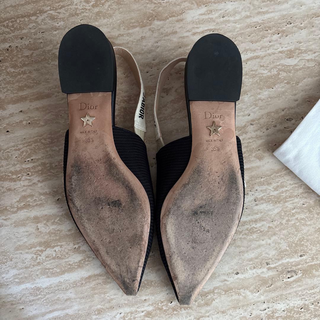ディオール J'Adior スリングバックフラット サンダル 35 1/2 - メルカリ