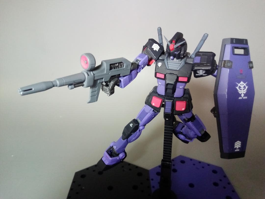 RG ガンダム ドムアーマー 黒い三連星 専用 鹵獲改修機 ガンプラ 完成