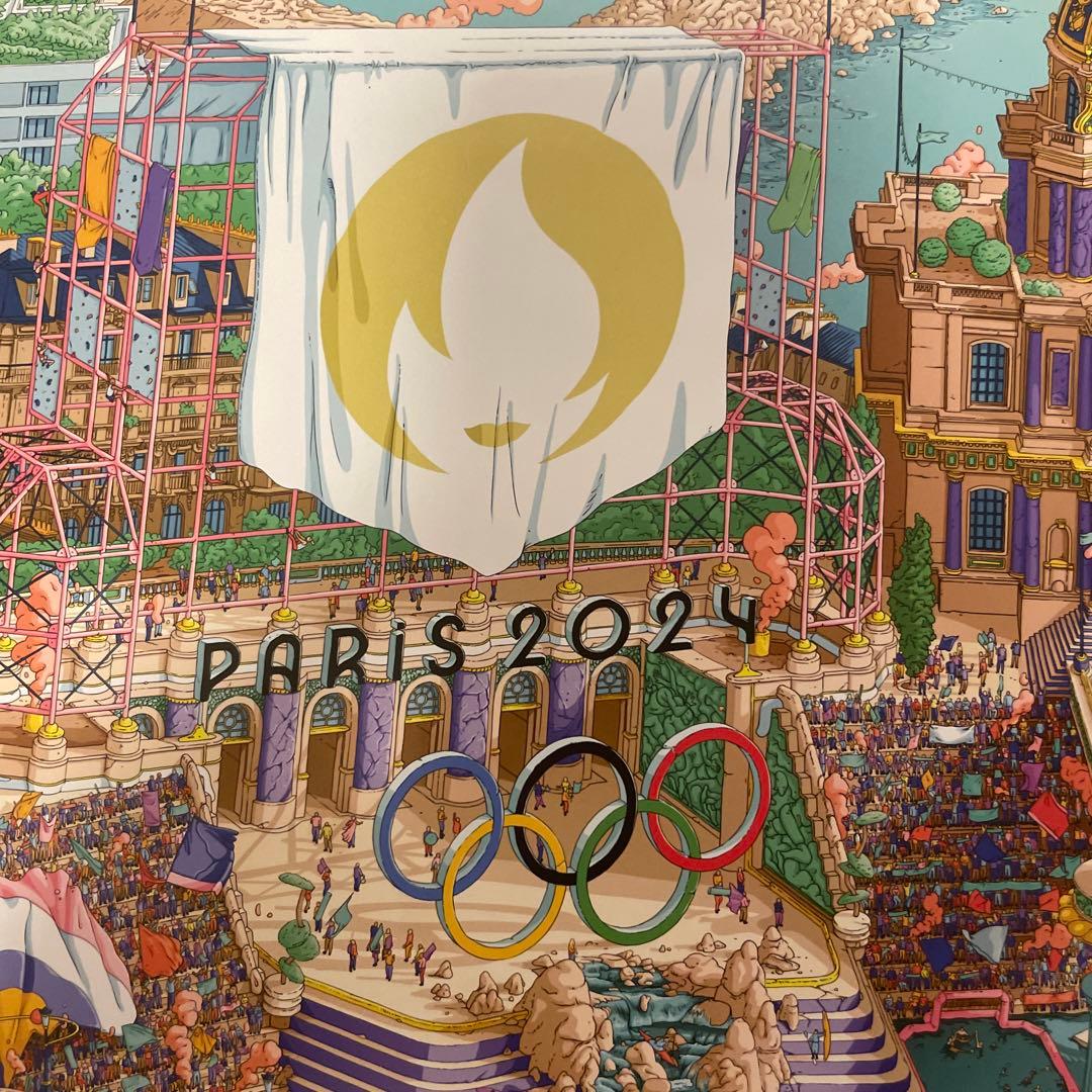パリオリンピック2024ポスター正規品 - メルカリ