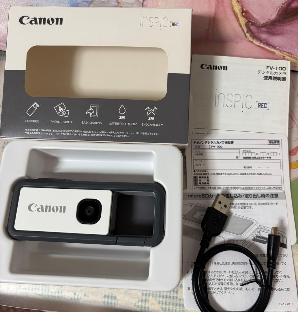 Canon アソビカメラ　iNSPiCREC インスピック キヤノン、キーホルダー感覚の新コンセプトカメラ「iNSPiC REC」発売日