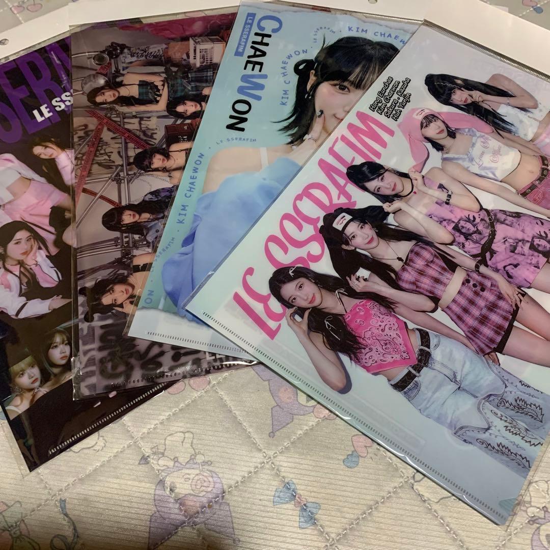 K-POP LE SSERAFIMルセラフィム A4クリアファイルセット - メルカリ