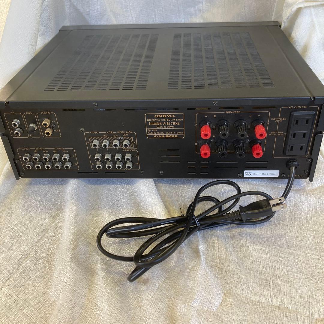 ONKYO Integra A817RXⅡ プリメインアンプ ジャンク - メルカリ