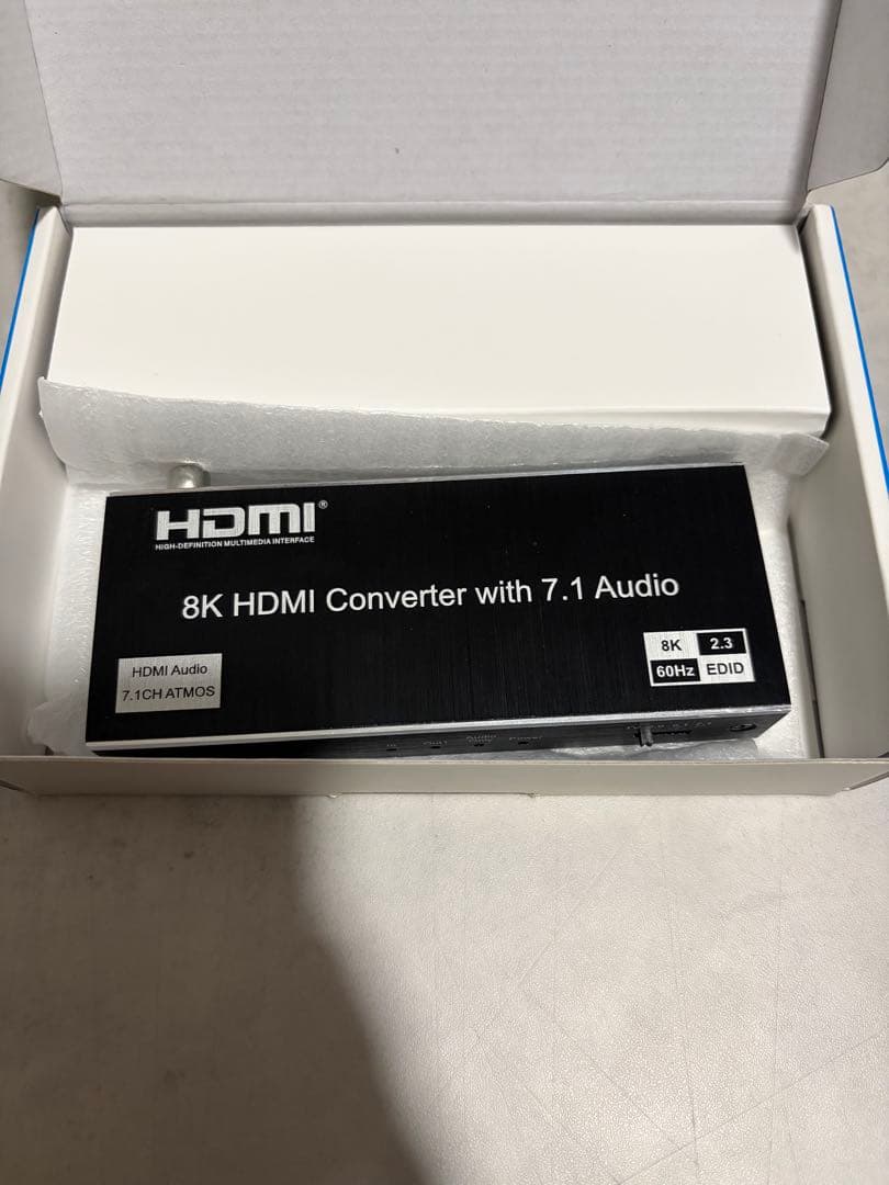 8K HDMI 2.1 音声分離器 4K@120Hz オーディオ分離器 - メルカリ