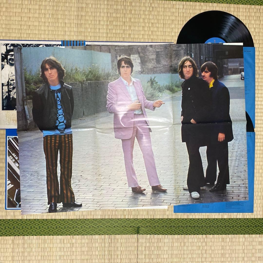 The Beatles LPレコード 赤盤 青盤 - メルカリ