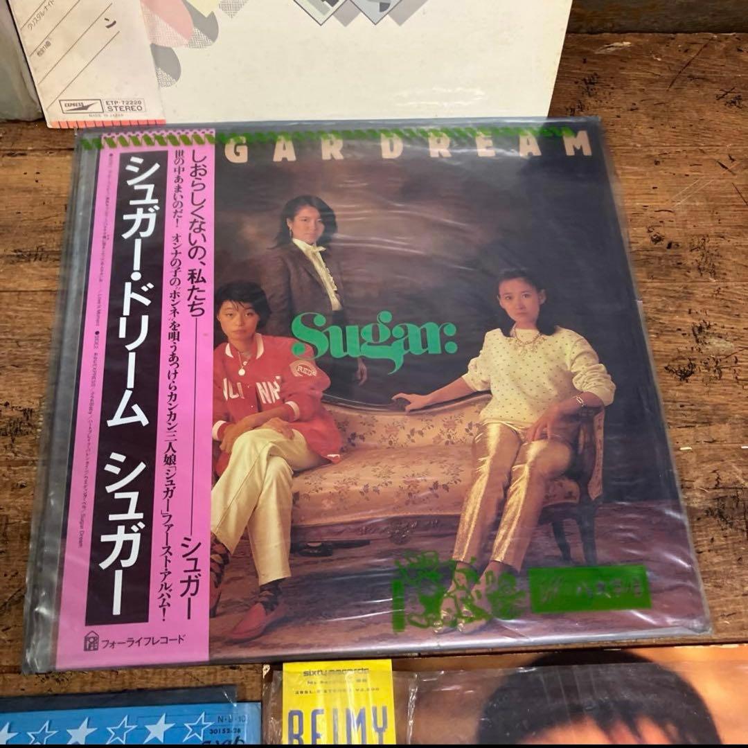 E-壁 昭和レトロ アイドル歌謡 シュガー 麗美 菊池桃子丸山圭子 LPレコード