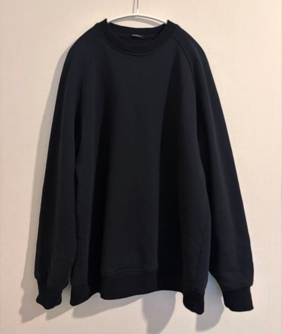 26SS comoli コットン裏毛クルーネック SIZE3 - メルカリ