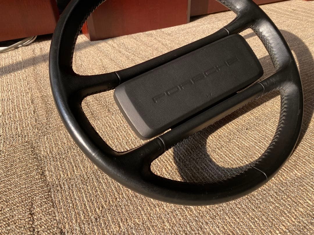 超美品)PORSCHE911 964カレラ2 純正ステアリング1990年式 - メルカリ