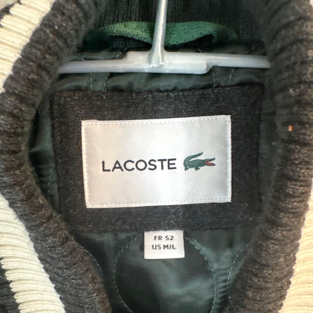 LACOSTE ダークグレー スタジャン US ML