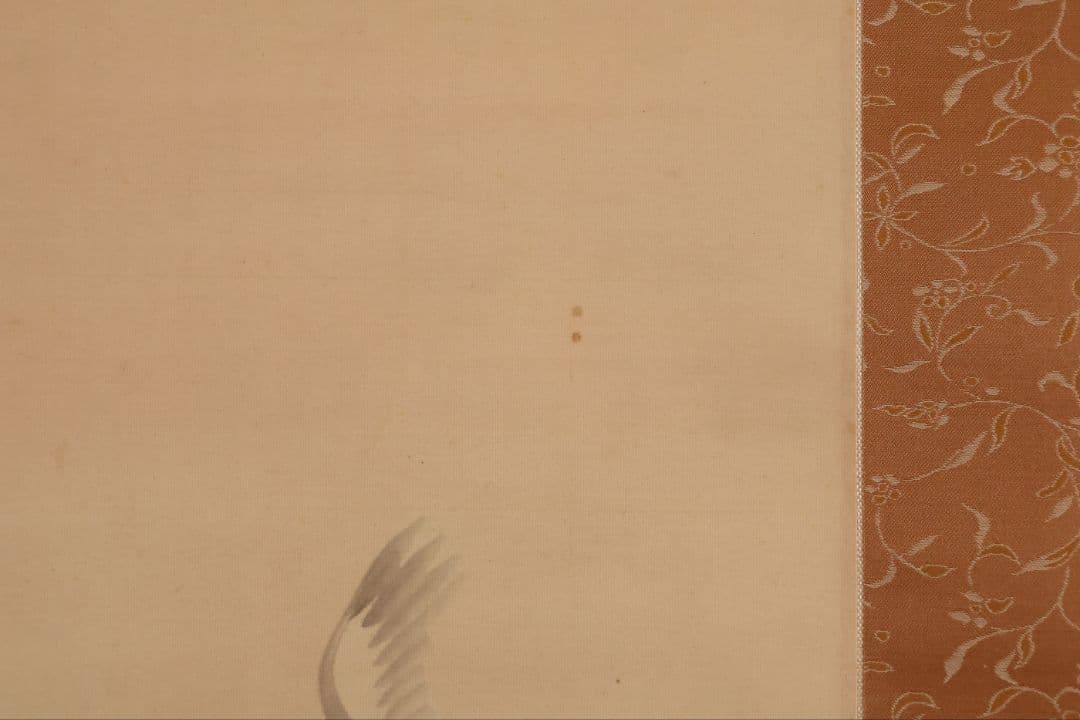 模写】日本画 益田楳岳 花鳥 雀 草花 絹本 掛軸 MB160 - メルカリ