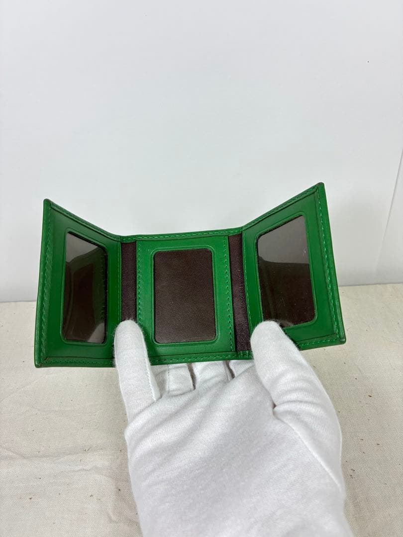 Old coach green Three-sided photo case