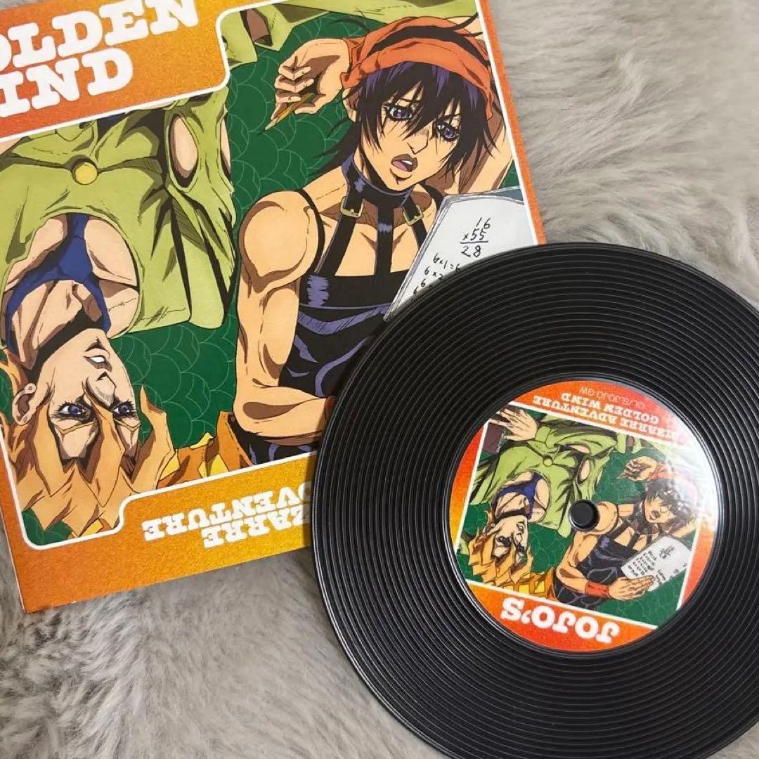 ジョジョの奇妙な冒険 黄金の風 レコード風コースターコレクション