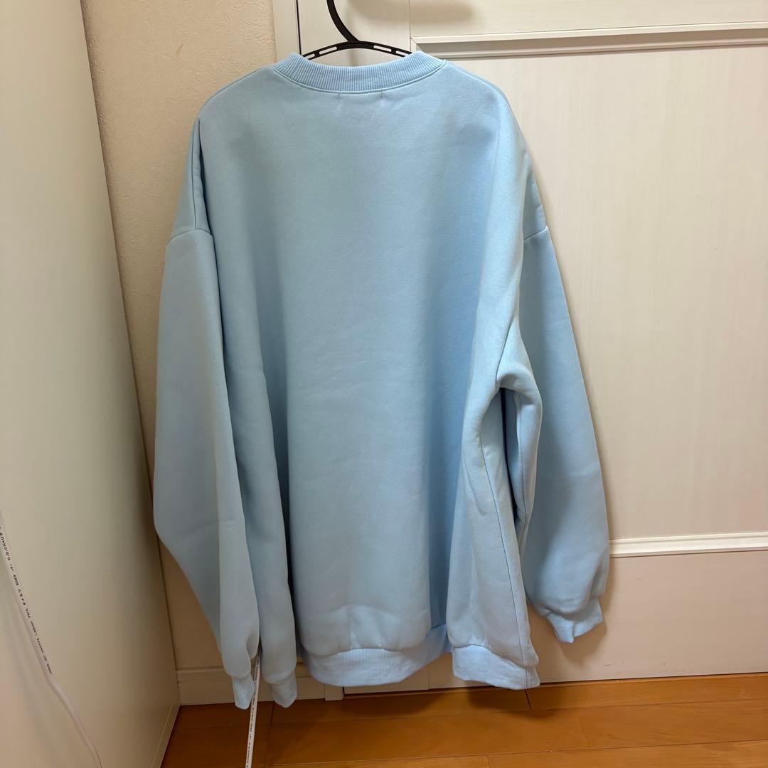 ダーリッチ DDロゴビジュースウェットプルオーバー SAX - メルカリ