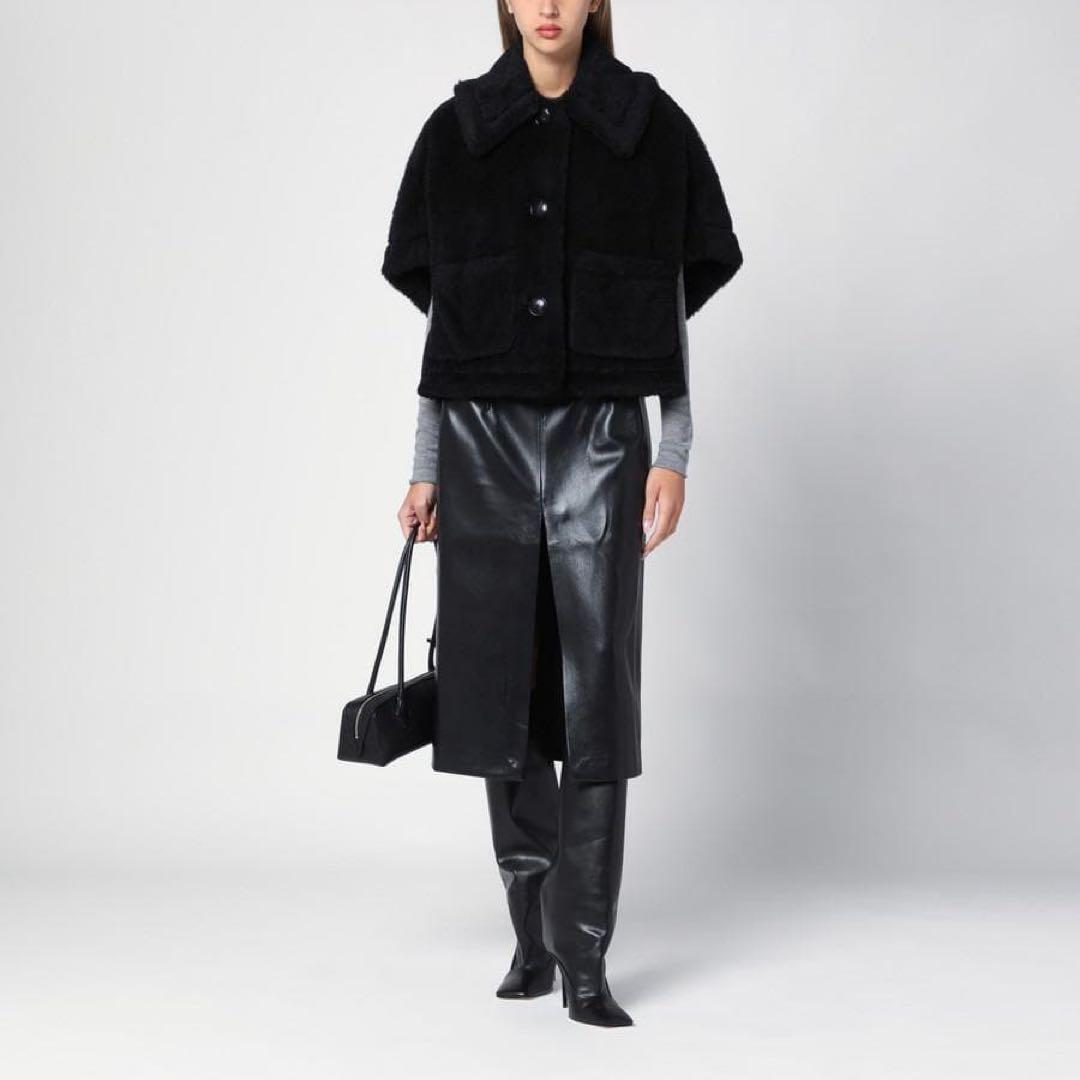 maxmara マックスマーラ テディベア ポンチョコート NEWTERZO - メルカリ