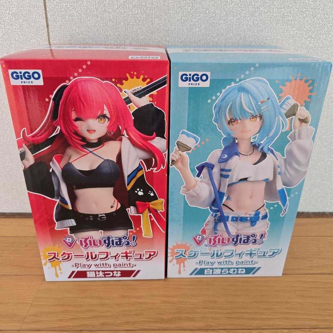 ぶいすぽっ！GIGO限定スケールフィギュア 猫汰つな & 白波らむね