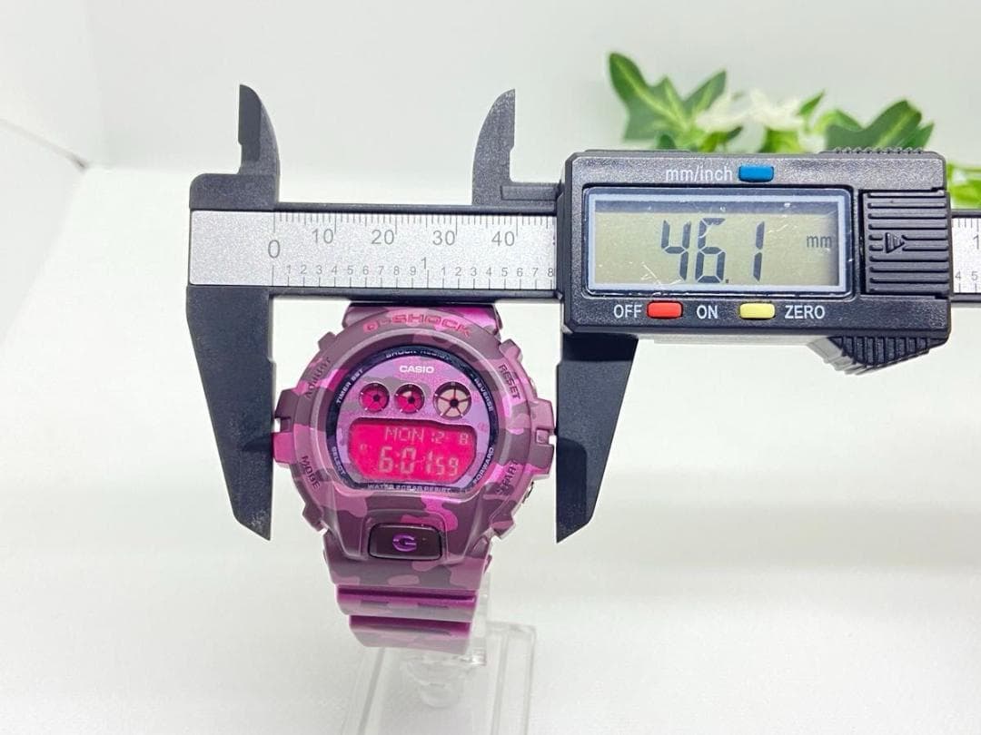 稼動 G-SHOCK DW-6900CF ピンクパープル 迷彩 カモフラージュ - メルカリ