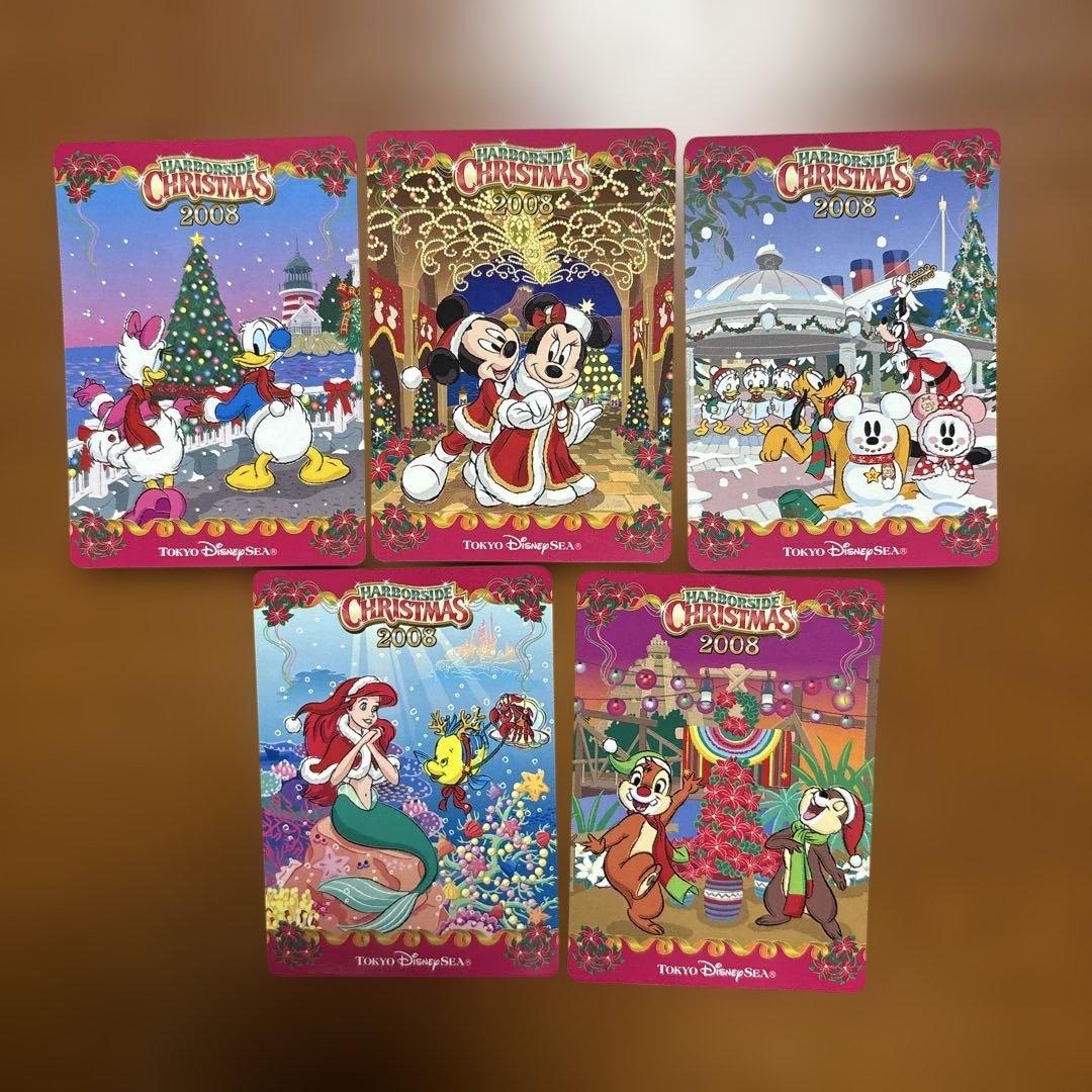 ディズニーシー2008年クリスマスキャラクターカードセット - メルカリ
